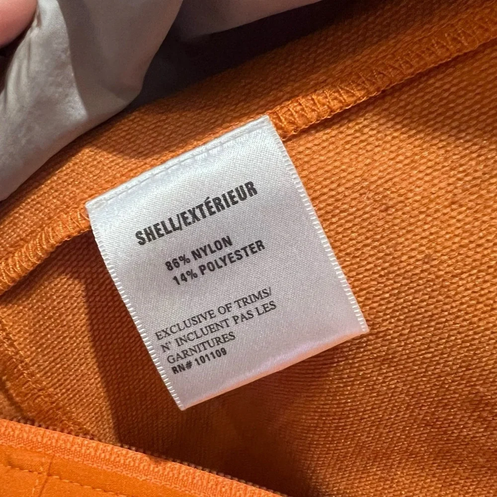 Cloudveil‎ Softshell Windbreaker Orange Size Medium Front zip pockets